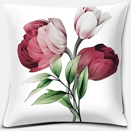 Pack of 2 pack velvet decorative print cushion ( multi )