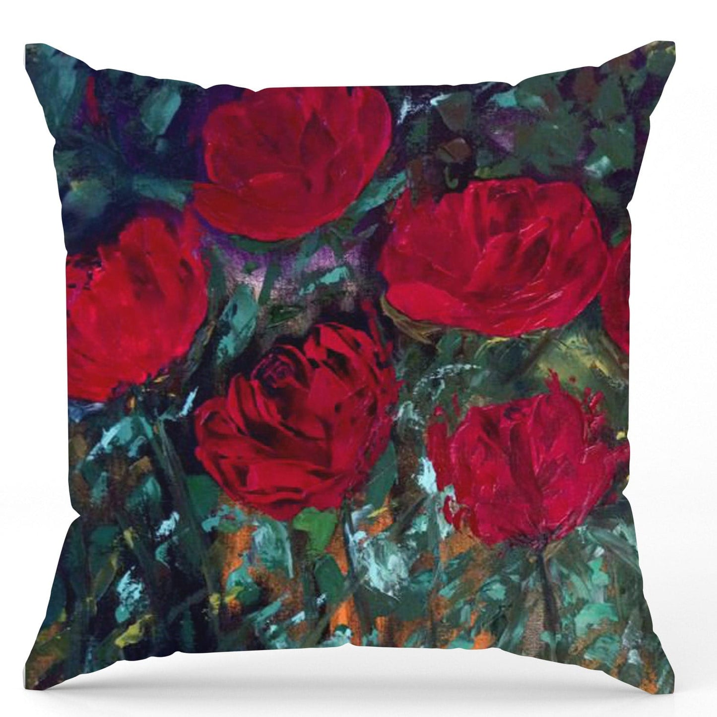 Pack of 2 pack velvet decorative print cushion ( multi )