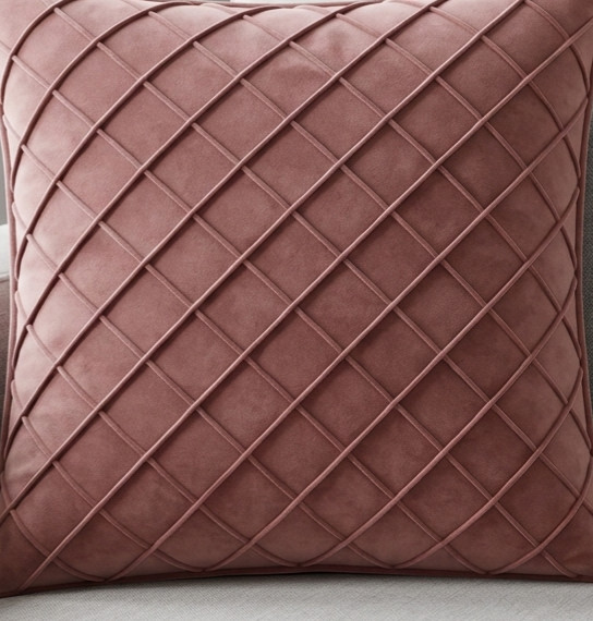 Pack of 2pack velvet decorative cushion ( Brownish )