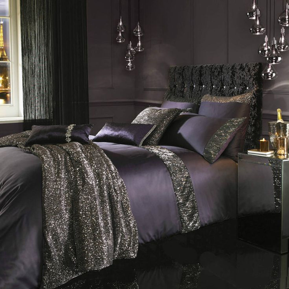 Luxury Bridal Duvet set (L -GREY)