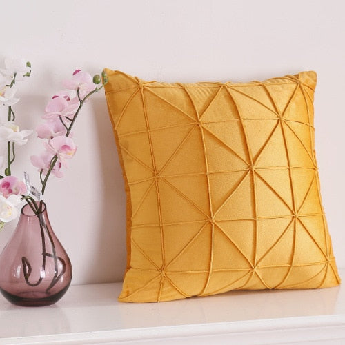 Pack of 2pack velvet decorative cushion( gold )