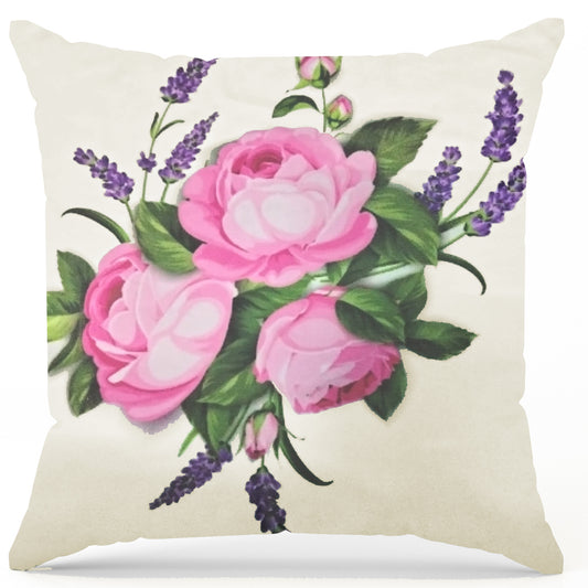 Pack of 2 pack velvet decorative print cushion  ( multi )