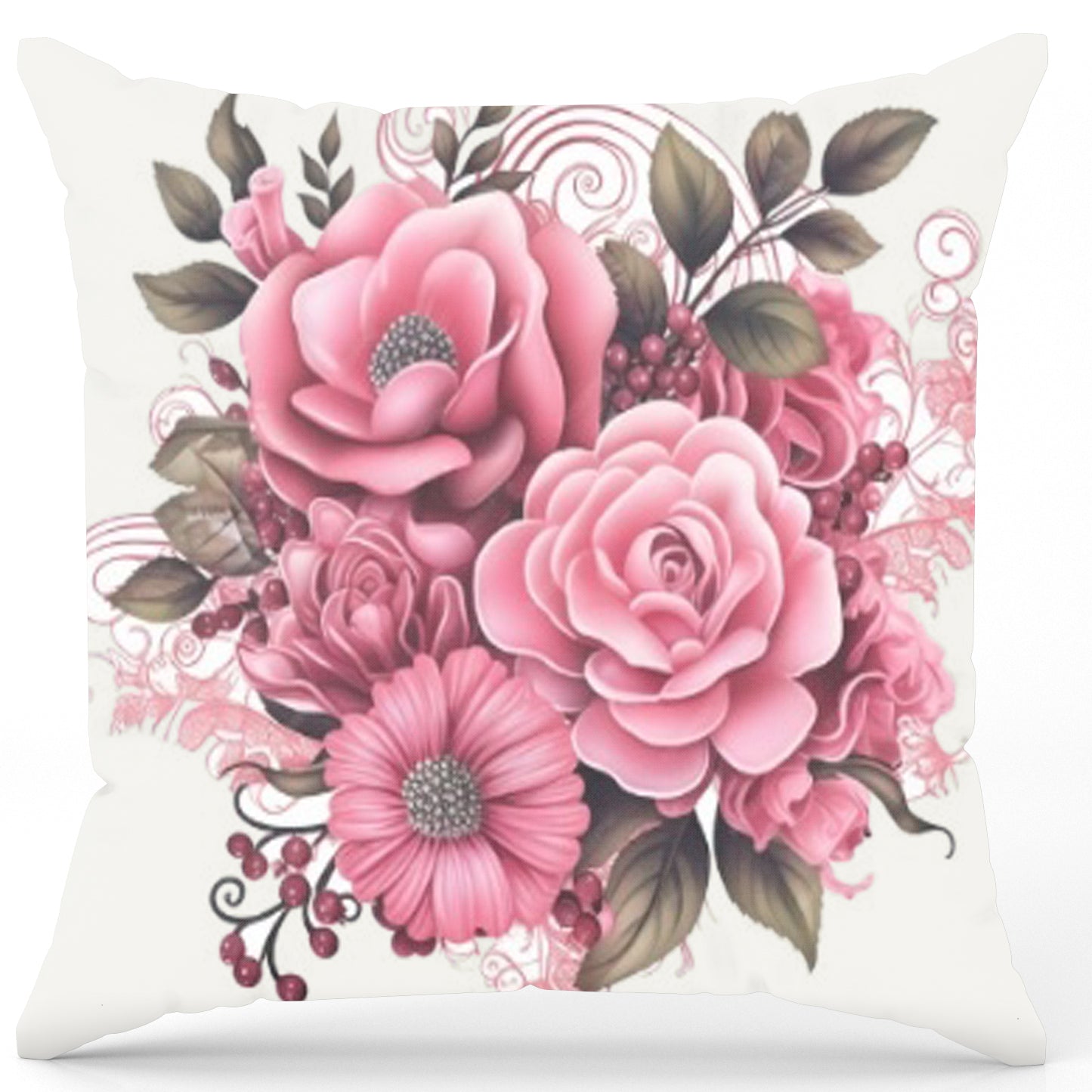 Pack of 2 pack velvet decorative print cushion  ( multi )