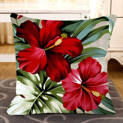 Pack of 2 pack velvet decorative print cushion  ( multi )