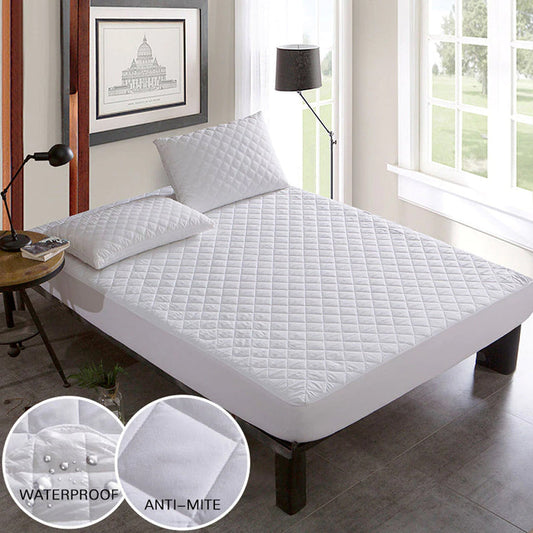 QUELITED MATRESS WATER PROOF ( white )