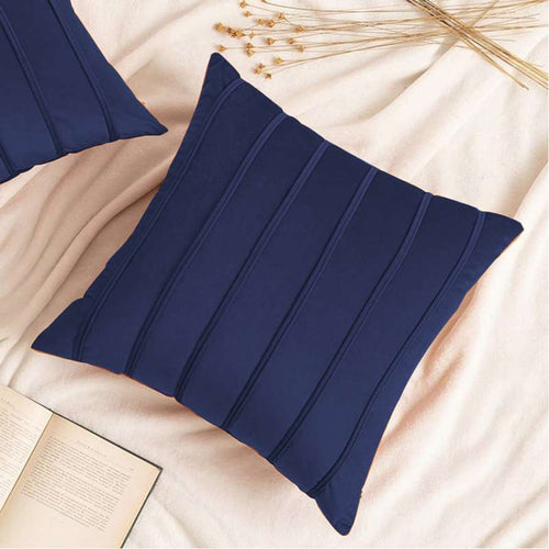 Pack of 2pack velvet decorative cushion  ( Navy )