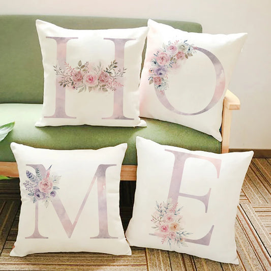 Pack of 4 pack velvet decorative print cushion  ( multi )