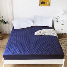 QUELITED MATRESS WATER PROOF ( navy )