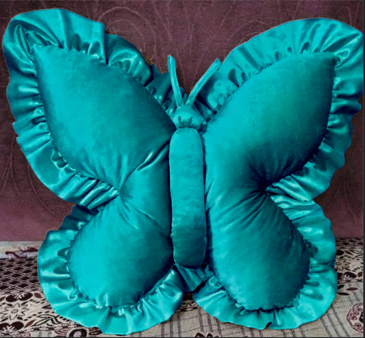 Pack of 1 pack velvet butterfly cushion  ( tail )