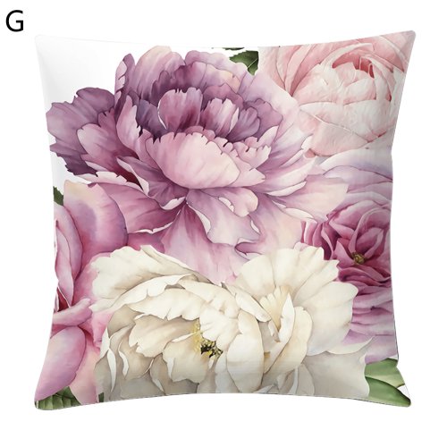 Pack of 2 pack velvet decorative print cushion  ( multi )