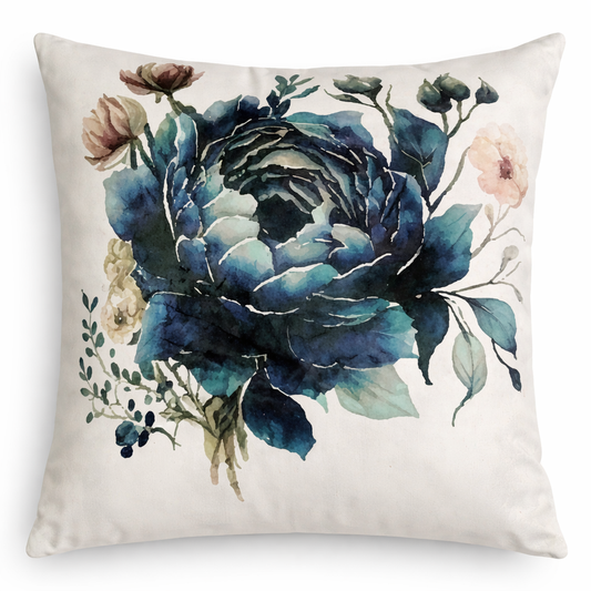 Pack of 2 pack velvet decorative print cushion  ( multi )