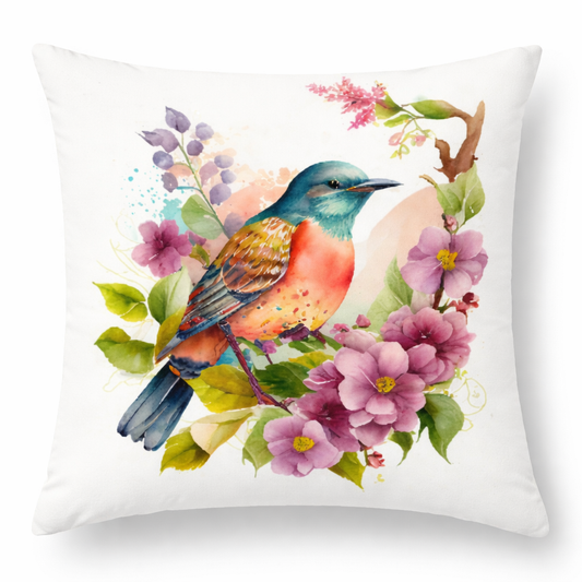 Pack of 2 pack velvet decorative print cushion  ( multi )