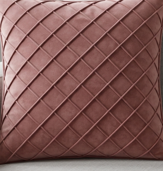 Pack of 2pack velvet decorative cushion (  Brownish )