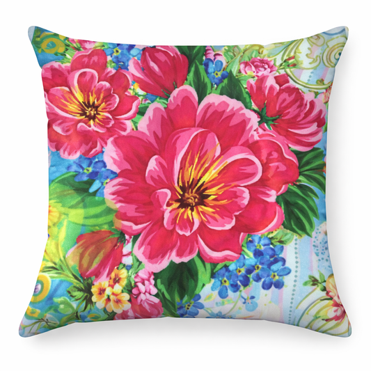 Pack of 2 pack velvet decorative print cushion  ( multi )