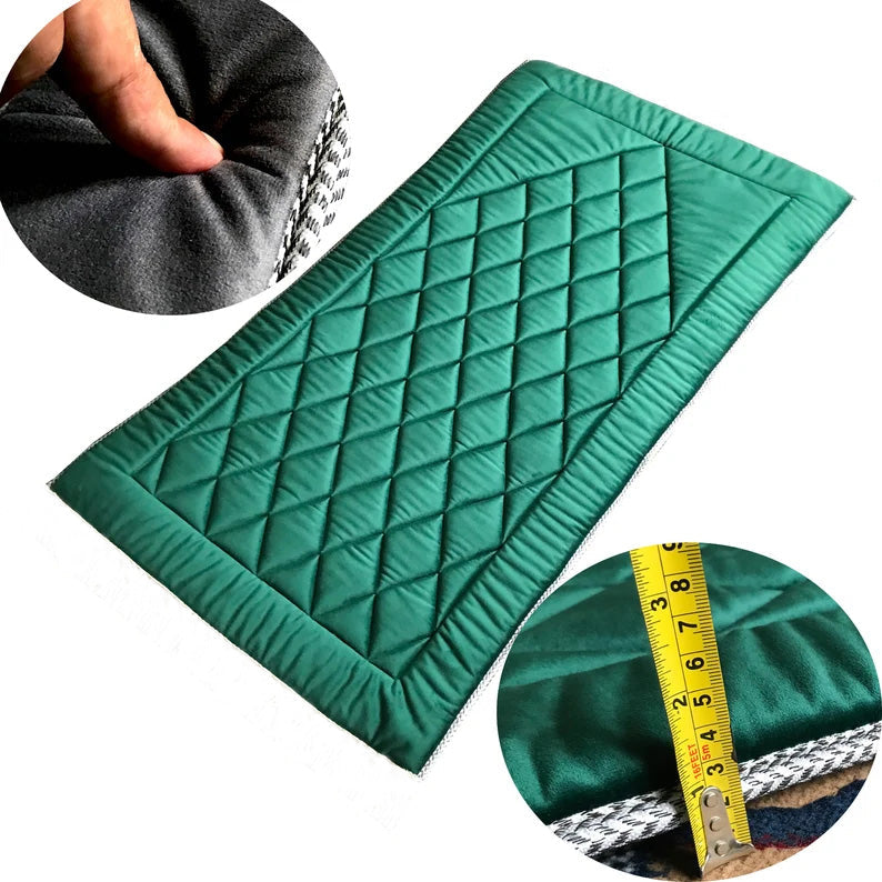 Luxury velvet fabric prayer mat  ( green )