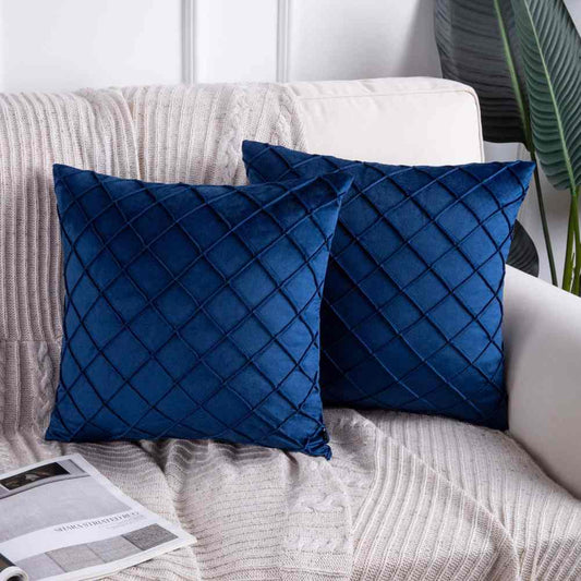 Pack of 2pack velvet decorative cushion (ROYAL BLUE)