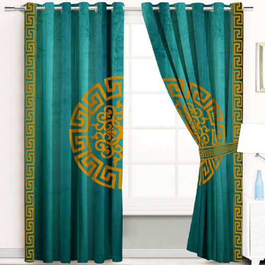 Luxury velvet curtain splendid design (  Tell & Gold  )
