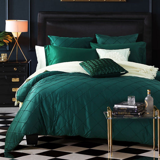 Luxury Bridal Duvet set ( GREEN )