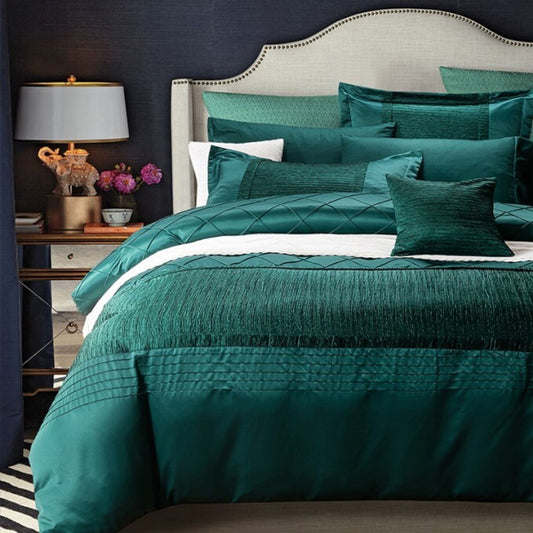 Luxury Bridal Duvet set ( GREEN)