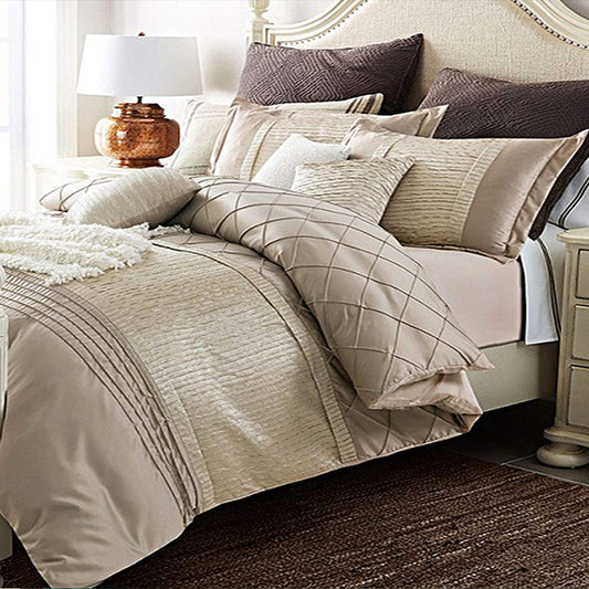 Luxury Bridal Duvet set ( BEIGE)