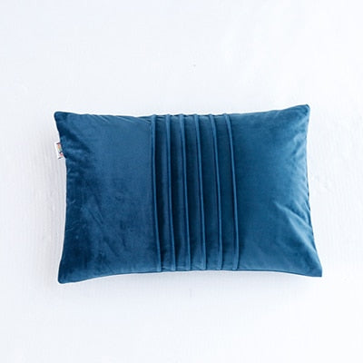 Pack of 2pack velvet decorative cushion (  Blue )