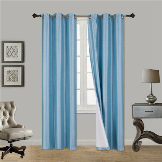 Plain velvet decorative curtain ( firozi )