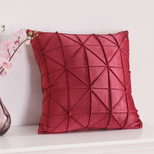 Pack of 2pack velvet decorative cushion ( Maroon )